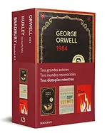 Distopías maestras (pack que incluye: 1984, Fahrenheit 451 y Un mundo feliz)