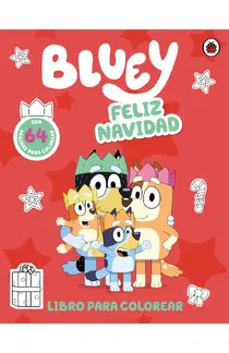 Bluey. Feliz Navidad para colorear
